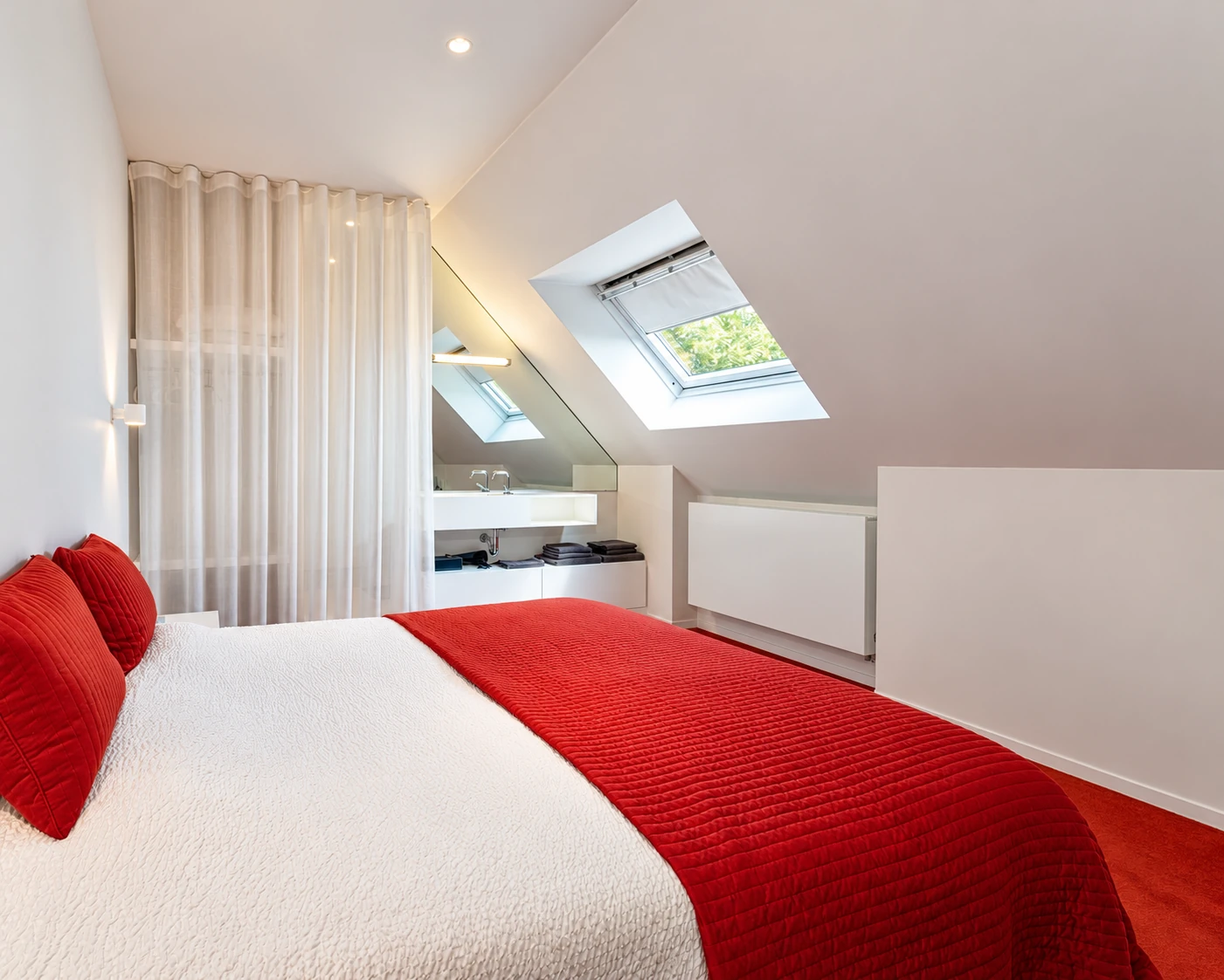Kamer Akker met tweepersoonsbed